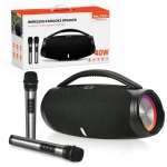 Głośnik Teltech Boombox + 2 mikrofony TSK-05 Czarny - Black