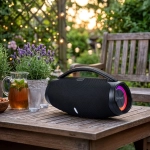 Głośnik Teltech Boombox + 2 mikrofony TSK-05 Czarny - Black