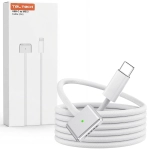 Kabel Teltech TCA-12 MG3 USB-C MagSafe 3 140W Biały - White