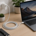 Kabel Teltech TCA-12 MG3 USB-C MagSafe 3 140W Biały - White