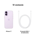 Zestaw Apple iPhone 17 256GB Lawendowy - Lavender