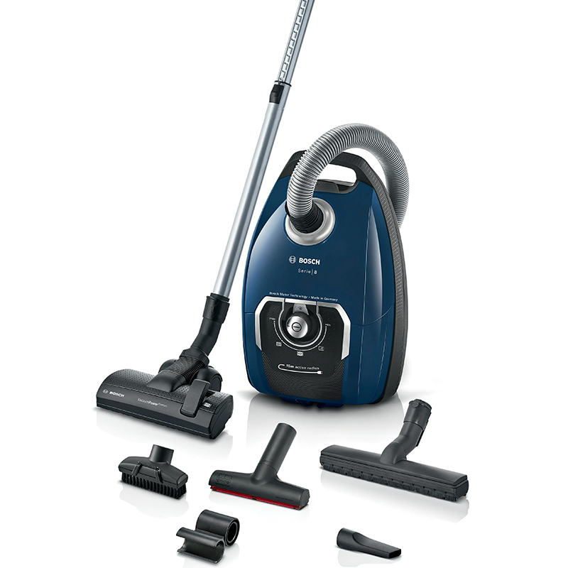 Odkurzacz workowy Bosch Serii 8 Vacuum Cleaner Niebieski - Blue