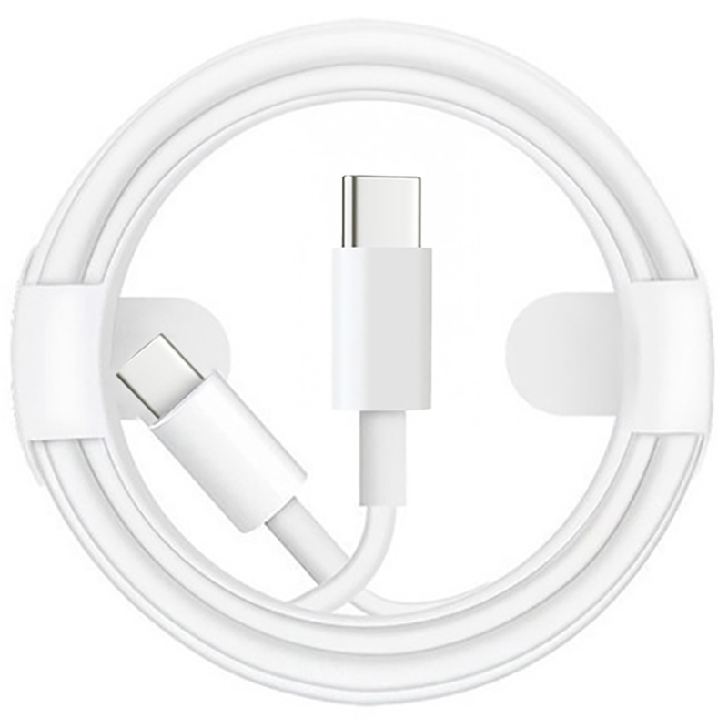 Kabel Economy USB-C 60W 1m. Biały - White