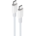 Kabel Economy USB-C 60W 1m. Biały - White
