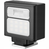 Lampa błyskowa + panel LED Ulanzi SL02 Czarna - Black