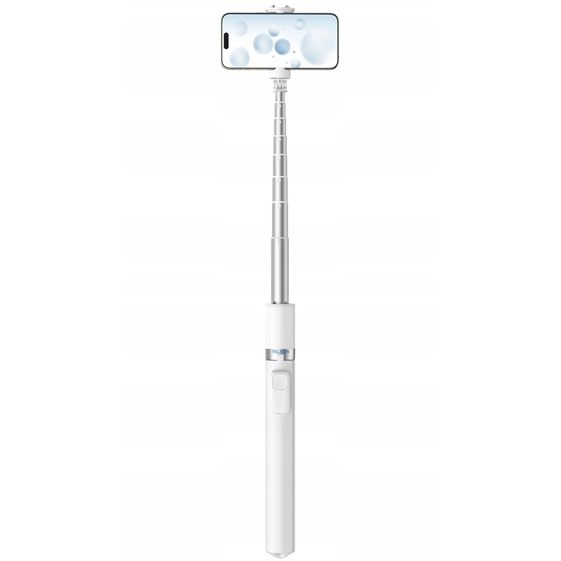 Statyw selfie stick Telesin P1-TSS-002 + Pilot Biały - White
