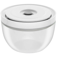 Miska próżniowa szklana Zwilling Fresh&Save S / 12 cm Przezroczysto-biała - Transparent-white