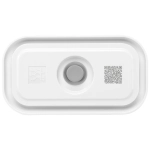 Pojemnik próżniowy szklany na żywność Zwilling Fresh&Save S / 350 ml Przezroczysto-biały - Transparent-white
