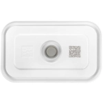 Pojemnik próżniowy szklany na żywność Zwilling Fresh&Save M / 900 ml Przezroczysto-biały - Transparent-white