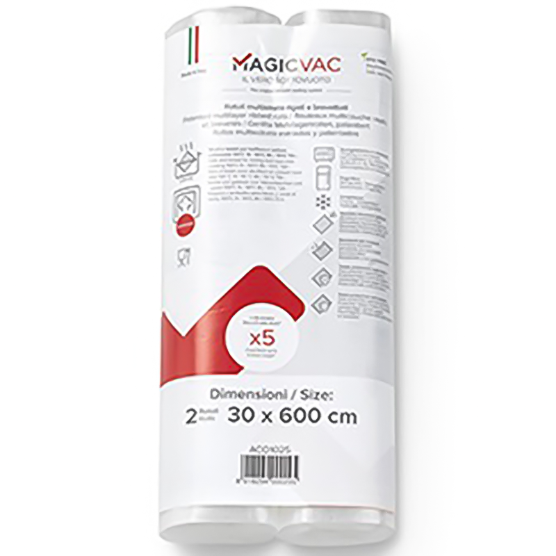 Folia próżniowa na żywność Magic Vac ACO1025 30 x 600 cm 2 rolki