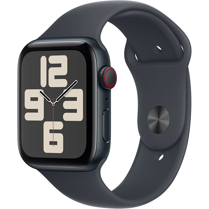 Apple Watch SE 2 (2024) GPS + Cellular 40mm koperta aluminiowa Midnight + pasek Midnight Sport Band S/M