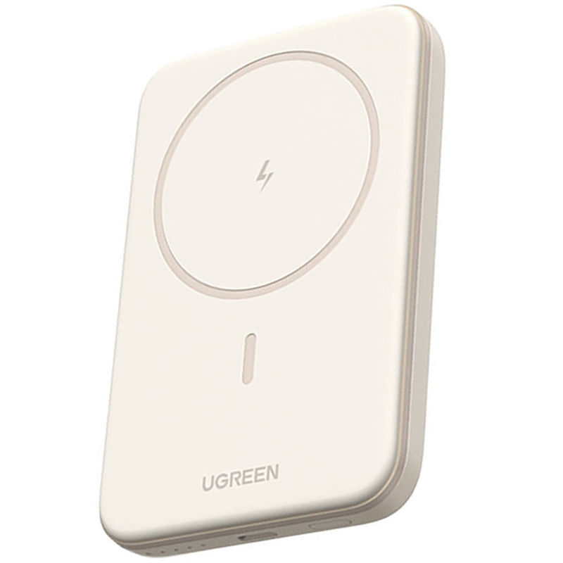 Powerbank magnetyczny Ugreen PB561 10000 mAh 15 W Beżowy - Beige
