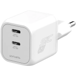 Ładowarka sieciowa 4smarts PDPlug SiC 45 W 2 x USB-C Biała - White