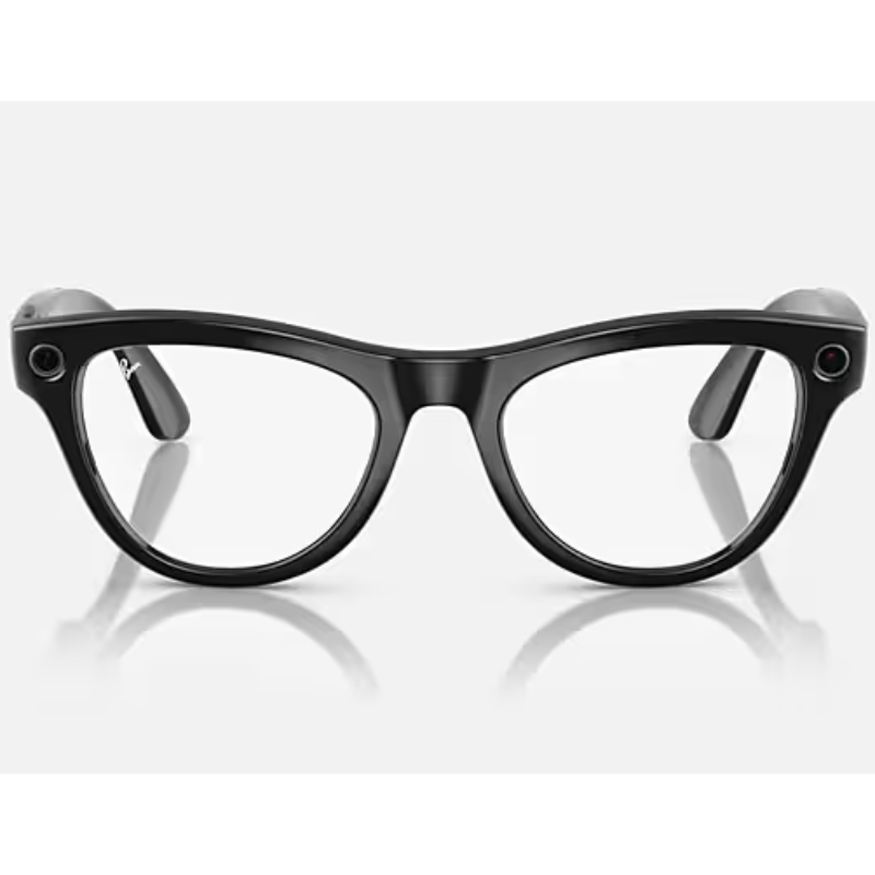 Okulary AI Ray-Ban Meta Skyler 1 gen. Czarno-Błękitne - Black-Cerulean Blue