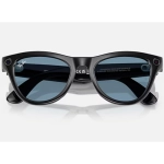Okulary AI Ray-Ban Meta Skyler 1 gen. Czarno-Błękitne - Black-Cerulean Blue