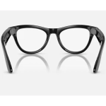Okulary AI Ray-Ban Meta Skyler 1 gen. Czarno-Błękitne - Black-Cerulean Blue
