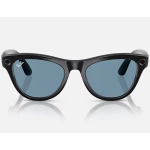 Okulary AI Ray-Ban Meta Skyler 1 gen. Czarno-Błękitne - Black-Cerulean Blue