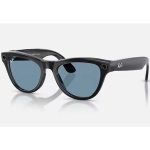 Okulary AI Ray-Ban Meta Skyler 1 gen. Czarno-Błękitne - Black-Cerulean Blue
