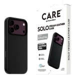 Etui PanzerGlass CARE Solo Vegan Leather MagSafe do iPhone 18 Pro / 17 Pro Czarne - Black