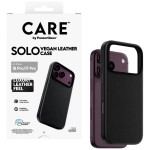 Etui PanzerGlass CARE Solo Vegan Leather MagSafe do iPhone 18 Pro / 17 Pro Czarne - Black