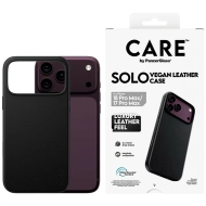Etui PanzerGlass CARE Solo Vegan Leather MagSafe do iPhone 18 Pro Max / 17 Pro Max Czarne - Black