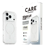 Etui PanzerGlass CARE Star Lit MagSafe do iPhone 18 Pro / 17 Pro Przezroczyste z brokatem - Clear