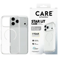 Etui PanzerGlass CARE Star Lit MagSafe do iPhone 18 Pro Max / 17 Pro Max Przezroczyste z brokatem - Clear