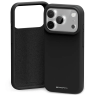 Etui Mercury Silicone do iPhone 17 Pro / 18 Pro Czarne - Black