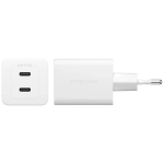 Ładowarka sieciowa PanzerGlass empower Turbo 45 W 2 x USB-C Biała - White