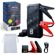 Rozrusznik samochodowy 3mk Jump Starter Motio HyperBoost Flow 1500A Powerbank 10000 mAh z latarką Czarny - Black