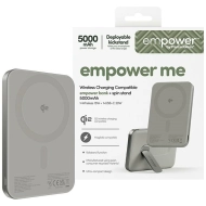 Powerbank PanzerGlass empower Bank Spin Stand 5000 mAh Tytanowy - Titanium