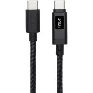 Kabel DJI Power USB-C 7A 1m z wyświetlaczem Czarny - Black