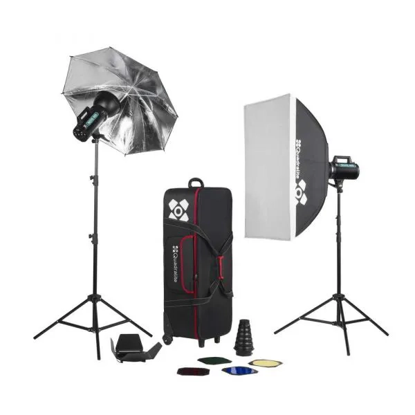 Zestaw lamp Quadralite Move 400 Kit