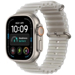 Apple Watch Ultra 4 (2026) GPS + Cellular 49mm koperta tytanowa Natural + pasek Translucent Grey Ocean Band