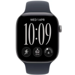 Apple Watch Series 12 (2026) GPS 46mm koperta aluminiowa Space Grey + pasek Navy Blue Sport Band M/L