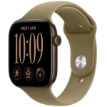 Apple Watch Series 12 (2026) GPS 46mm koperta aluminiowa Dark Bronze + pasek Olive Sport Band M/L