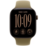 Apple Watch Series 12 (2026) GPS 46mm koperta aluminiowa Dark Bronze + pasek Olive Sport Band M/L