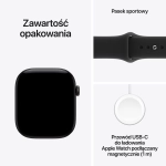 Apple Watch Series 12 (2026) GPS 46mm koperta aluminiowa Black + pasek Black Sport Band S/M