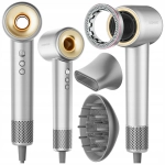 Suszarka do włosów COSHARE SuperFlow1 PRO Srebrna - Silver