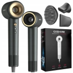 Suszarka do włosów COSHARE SuperFlow1 Professional Czarna - Black