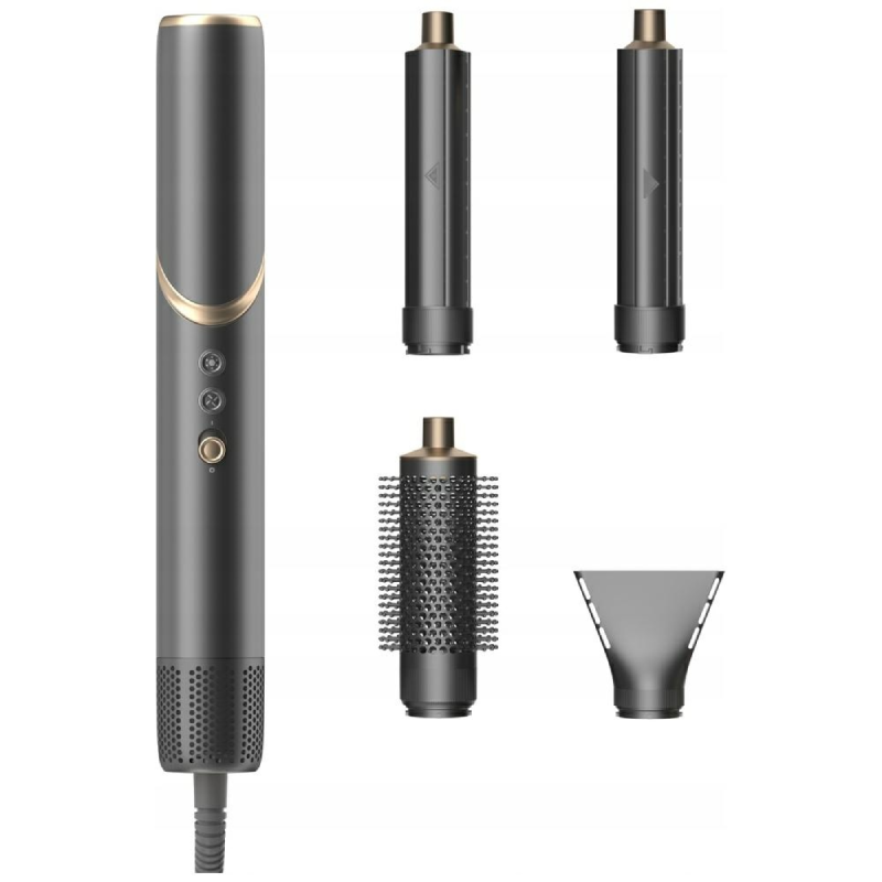 Suszarko-lokówka COSHARE InStyle 4w1 Grafitowa - Graphite