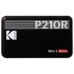Drukarka przenośna Kodak Mini 2 Retro + 8 arkuszy Czarna - Black
