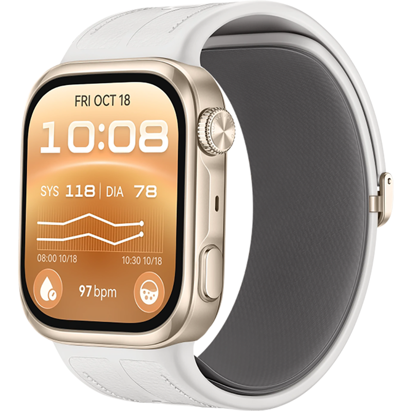 Smartwatch Huawei Watch D3 Biały - White Leather