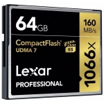 Karta pamięci Lexar Professional Compact Flash 64GB 1066X UDMA 7 (160 MB/s)