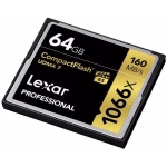 Karta pamięci Lexar Professional Compact Flash 64GB 1066X UDMA 7 (160 MB/s)