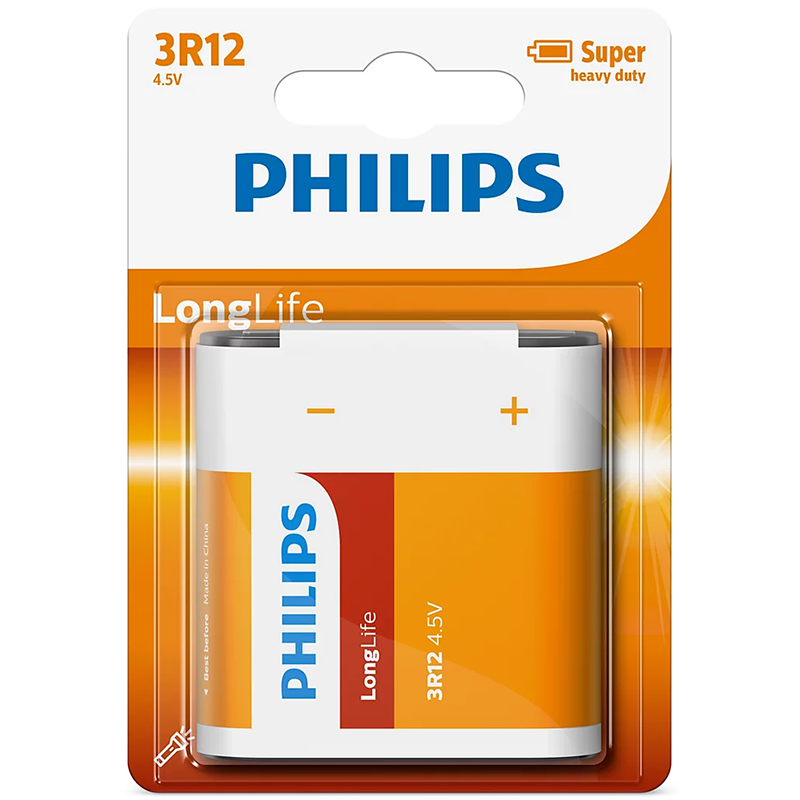 Bateria Philips LongLife 3R12 4.5 V