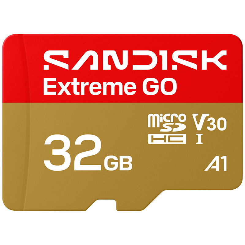 Karta pamięci SanDisk 32 GB Extreme GO microSDHC 100/60 MB/s A1 V30 UHS-I U3