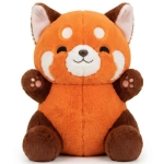 Pluszak z kocem Trusty panda ruda 45 cm Pomarańczowy - Orange