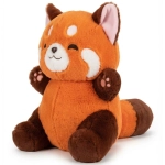 Pluszak z kocem Trusty panda ruda 45 cm Pomarańczowy - Orange