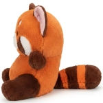 Pluszak z kocem Trusty panda ruda 45 cm Pomarańczowy - Orange